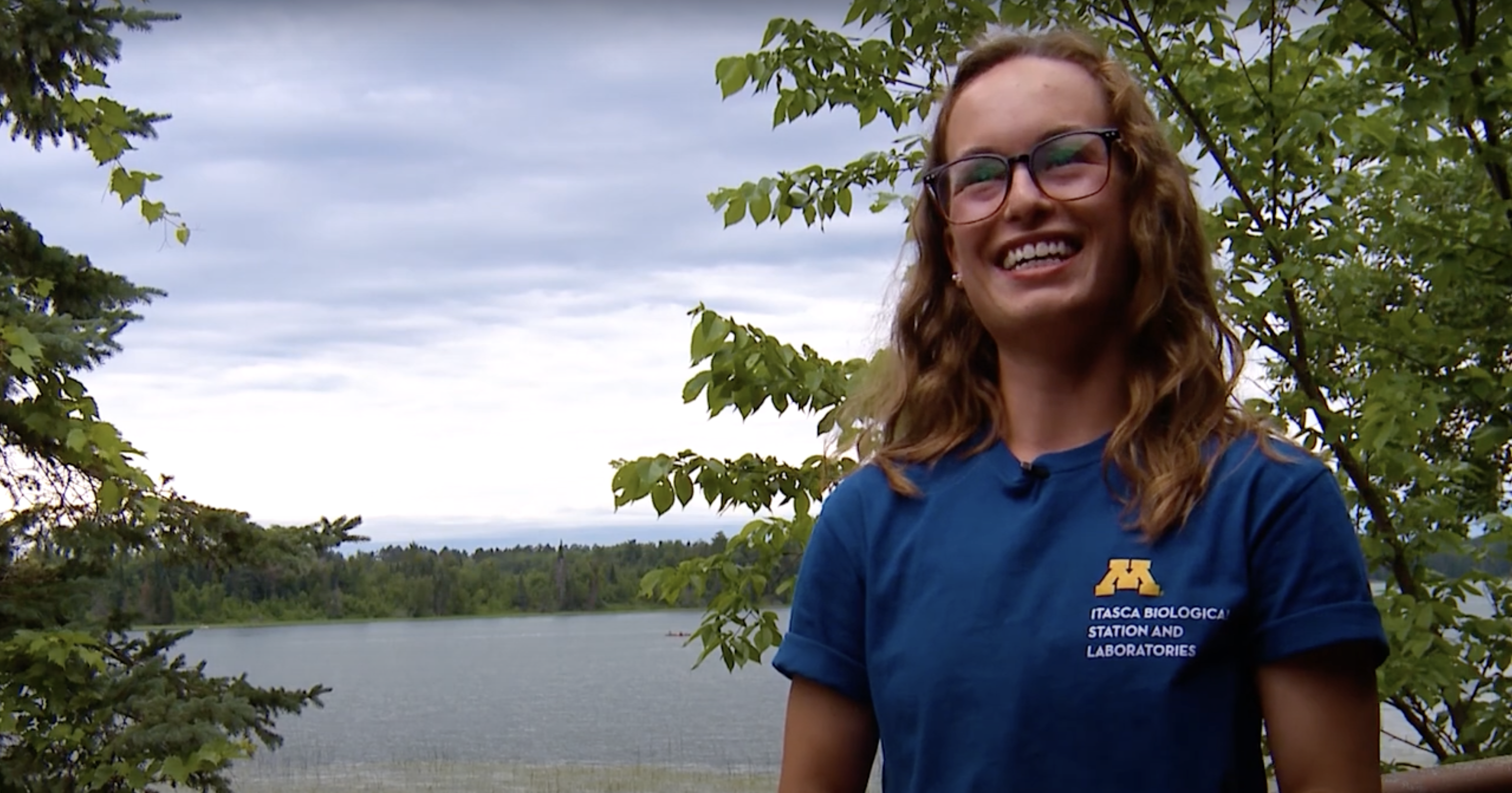 Sara Henry smiling on camera