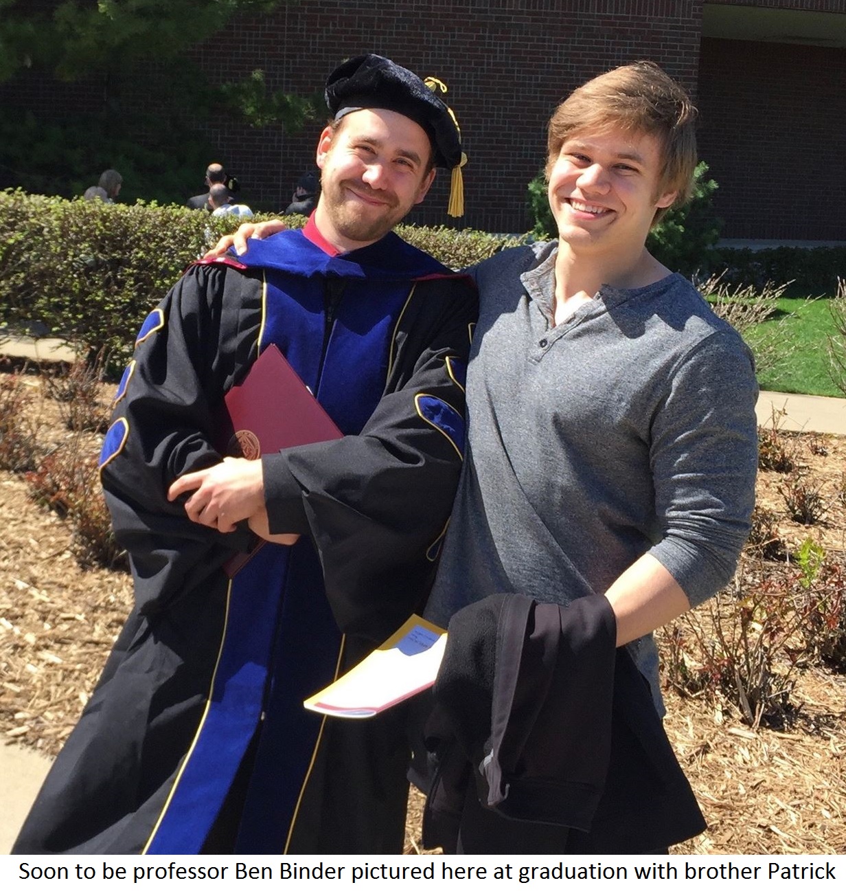 Ben Binder and Patrick Binder at Graduation