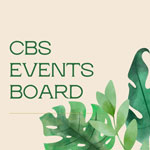 CBS Events Board with leaves