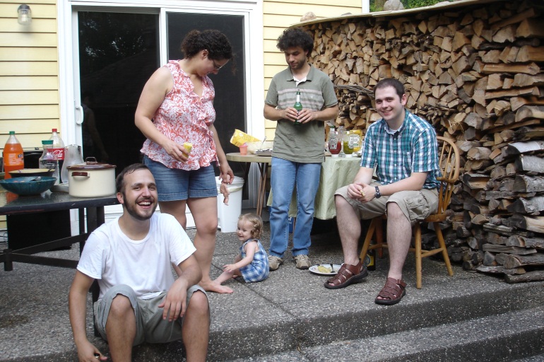 Seelig lab barbecue