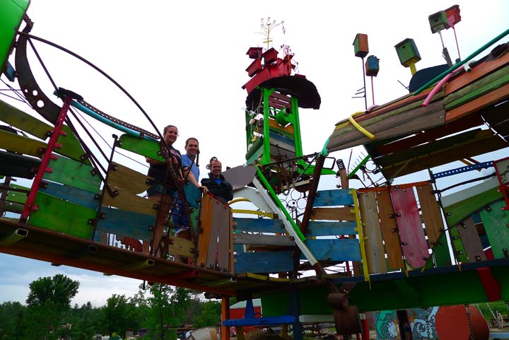 Seelig lab at Franconia Sculpture park