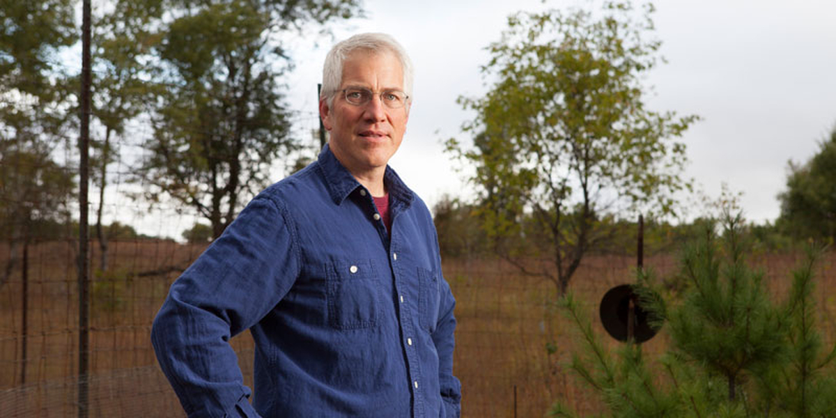 Eric Seabloom in the field