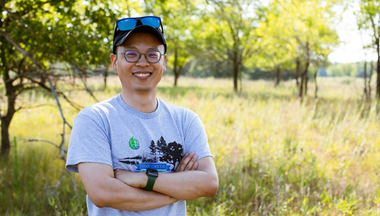 Maowei Liang at Cedar Creek