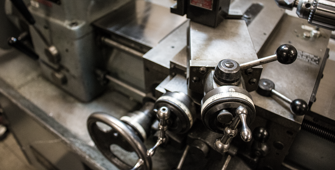 Machine in the shop on St. Paul campus