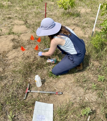 Beidler burying samples